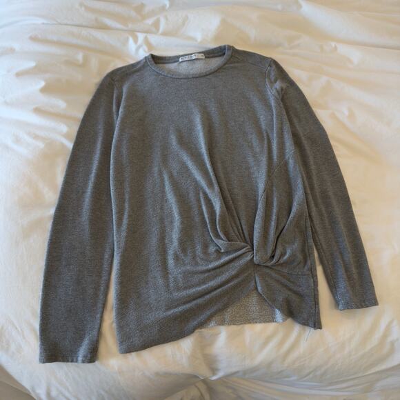 Stateside Sweaters - Stateside Grey Twist Sweatshirt Size M